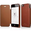 elago S5 Genuine Leather Flip Case for iPhone 5 + HD Professional Extreme Clear film included - [Limited Edition]