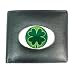 Wallet / Billfold of Green Shamrock (Celtic, Club, Gold, Irish, Ireland, Little, Charm, Cross, Four Leaf Clover, Jewelry, Necklace, Pendant, Ring, Tattoo, Diamond, Designs, Charm, Lucky, Luck)