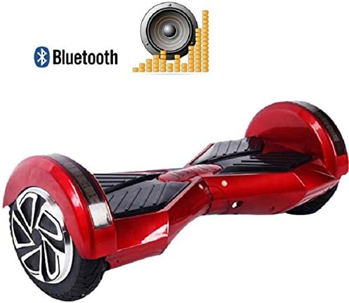 WEECOO(TM)Two Wheels Smart Self Balancing Scooters Electric Drifting Board Personal Adult Transporter (Bluetooth Red(8" Wheel))