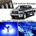 Classy Autos Toyota Tundra BLUE Interior LED Package (10 Pieces)