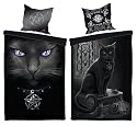 Spiral Bettw&auml;sche Black Cat 135x200 cm