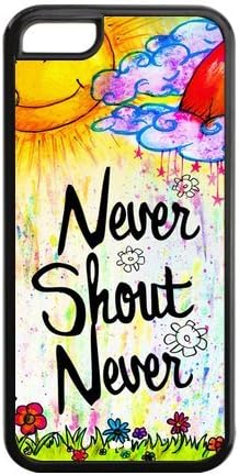 5C Phone Cases, Never Shout Never Hard TPU Rubber Cover Case for iPhone 5C