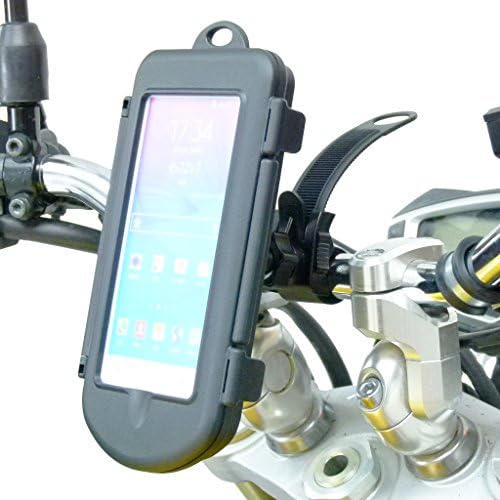 BuyBits Motorcycle Locking Strap Mount & Waterproof Cases for Galaxy Note 1 2 3 4