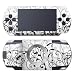 Sony PSP Modding Tattoo Designer Skin W&B Fleur