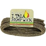 I-Tal Hemp Wick ~ Large ~ Made Of Organic Hemp & Bees Wax ~ 15.5 Feet