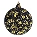 LUX ACCESSORIES Halloween Black and Gold Tone Stars Witch Mesh Witch Hat