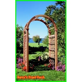 New England Deluxe Arbor by Barry's Front Porch