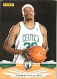 2009 /10 Panini NBA Basketball Card # 8 Rasheed Wallace Boston Celtics Mint Condition- Shipped In A Protective ScrewDown Display Case!
