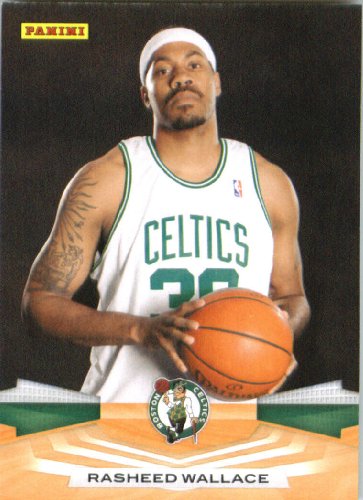 2009 /10 Panini NBA Basketball Card # 8 Rasheed Wallace Boston Celtics Mint Condition- Shipped In A Protective ScrewDown Display Case!