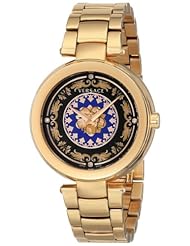 Versace Womens VK6060013 MYSTIQUE FOULARD Analog Display Quartz Gold Watch