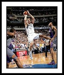 Dirk Nowitzki Dallas Mavericks NBA Framed 8x10 Photograph 2006 Playoffs Shooting