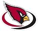Arizona Cardinals Team Auto Window Decal (12 x 10 -inch)