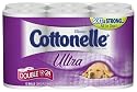 Kleenex Cottonelle Ultra Double Roll, 200 Sheets, 12 Packs (Pack of 4) [Amazon Frustration-Free Packaging]