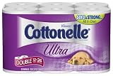 Kleenex Cottonelle Ultra Double Roll, 200 Sheets, 12 Packs (Pack of 4)
