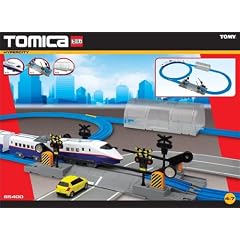 Tomy 85400 - Tomica - Schienenstarterset mit Zug, Station und Tunnel