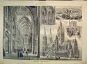 1887 TRURO CATHEDRAL INTERIOR ALTAR RIVER FAL CHURCH