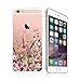 DECO FAIRY Compatible with iPhone 6 / 6s, Spring in the Air Summer Floral Flower Blossom Series Glossy Hard Cover Case