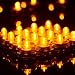 BlueDot Trading Submersible Tea Lights, Amber, 12-Pack