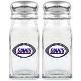 New York Giants Glass Salt and Pepper Shakers