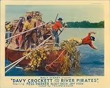 DAVY CROCKETT AND RIVER PIRATES FESS PARKER LOBBY CARD