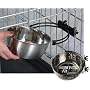 Midwest Stainless Steel Snap'y Fit Water and Feed Bowl, 10 Ounce