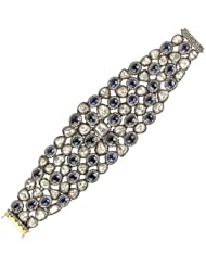 Bridal Wedding Bracelet 16.31ct Diamond 18kt Gold Jewelry