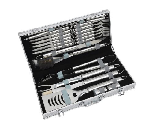 Landmann Ensemble d'ustensiles à barbecue 47 cm en acier inoxydable (Import Allemagne)
