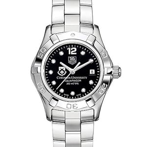Buy Columbia University TAG Heuer Watch - Ladies Aquaracer with Black Diamond Dial at M.LaHart