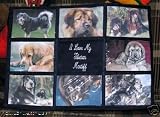 I Love My Tibetan Mastiff / Tibetan Mastiffs Dog Personalized Photo Tote Bag (Navy Blue or Red)