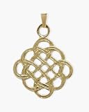 Celtic Knot 10 Karat Yellow Gold Pendant