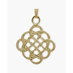 CelticKnot10KaratYellowGoldPendantwith20
