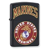 Zippo Marines Black Matte Lighter