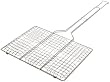 Rome's #64 9 Inch x 13 Inch Basket Hamburger Grill Basket, Chrome Plated Steel