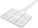 Rome's #64 9 Inch x 13 Inch Basket Hamburger Grill Basket, Chrome Plated Steel