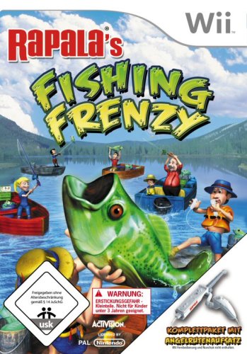 Childrens Toyshop  Video Games : Rapala's Fishing Frenzy (includes Fishing Rod Peripheral)