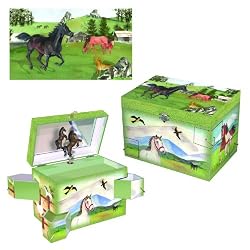 ENCHANTMINTS MUSIC JEWELRY BOX - HORSE HIDEAWAY