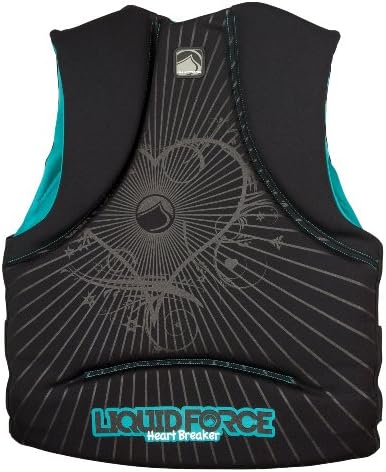 Liquid Force Heartbreaker CGA Wakeboard Vest Black Womens Sz XS
