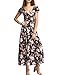 Fanala Women Fashion Deep V-Neck Split Floral Long Maxi Party Beach Swing Dress