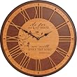 As For Me and My House We Will Serve The Lord Inspirational Carved Wall Clock - Joshua 24:15 (22 inch)