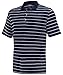 adidas Golf Men's Puremotion 2 Color Stripe Jersey Polo, Navy/White, XX-Large