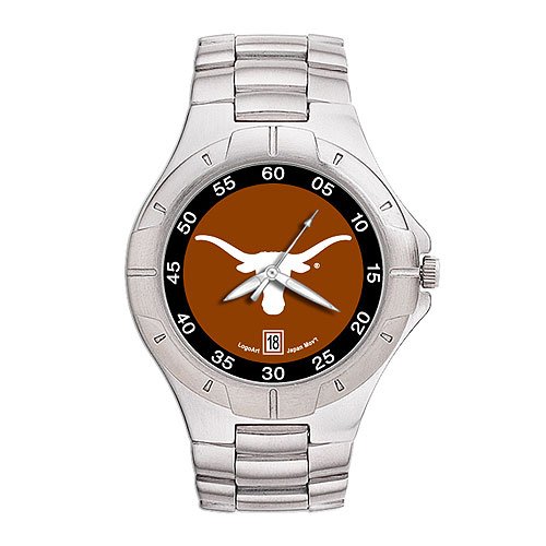 Texas Longhorns NCAA Men's Pro II Watch with Stainless Steel Bracelet