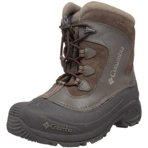 Columbia Little Kid/Big Kid Youth Bugaboot Omni-Heat Snow Boot,Mud/Tusk,3 M US Little Kid