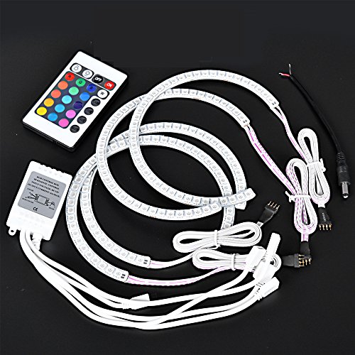 Astra depot multi-color 180 smd 5050 led rgb angel eyes…