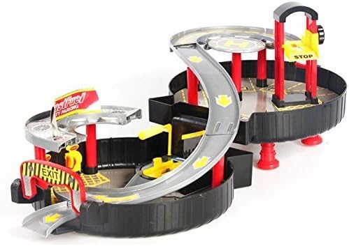 Supper Speedway Race Track Alloy Race Car and Alloy Plane 11Pcs S-Track by Lekewn