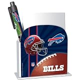 Buffalo Bills Stationery Desk Caddy with Matching Ballpoint Grip Pen - NFL (12019-QUC)