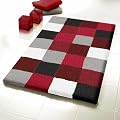 Kleine Wolke 5426453382 Badteppich Caro 60 x 105 cm rubin