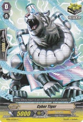 Cardfight!! Vanguard TCG - Cyber Tiger (BT10/072EN) - Booster Set 10: Triumphant Return of the King of Knights