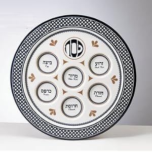 Rite Lite PP-14163 Seder Traditions Melamine Seder Plate