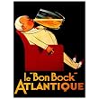 Le Bon Bock-Framed 24x32 Canvas Art