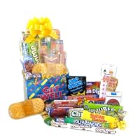 Get Well Retro Candy Basket with Free Cookie